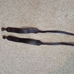 Dark Brown Leather Jodhpur Garters